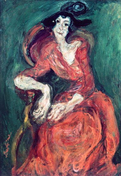 Donna in rosso, 1922 da Chaim Soutine